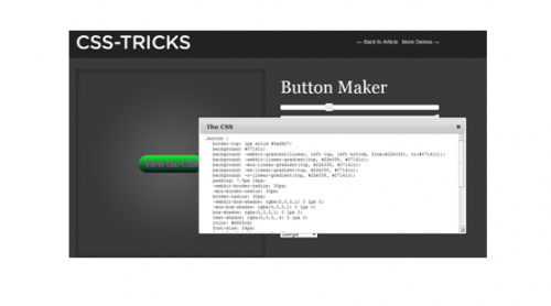 CSS Trick Button Maker - 2